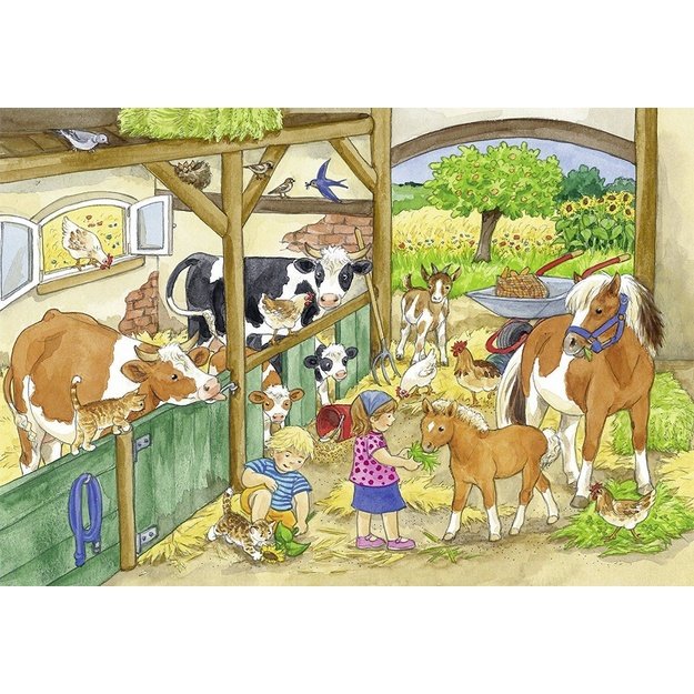 Ravensburger Puzzle 2x24 pc Merry Country Life