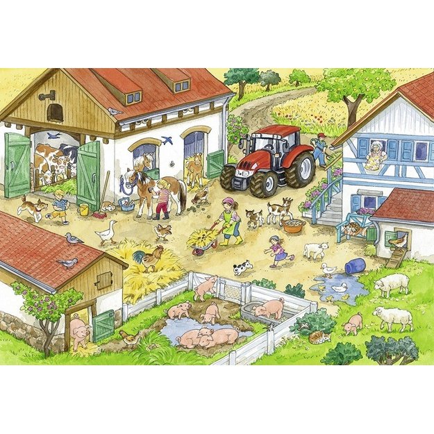 Ravensburger Puzzle 2x24 pc Merry Country Life