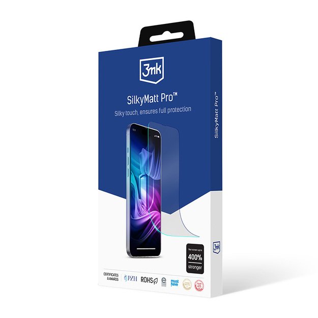 3mk Silky Matt Pro – matinė apsauginė plėvelė, skirta iPhone 16 Pro 11