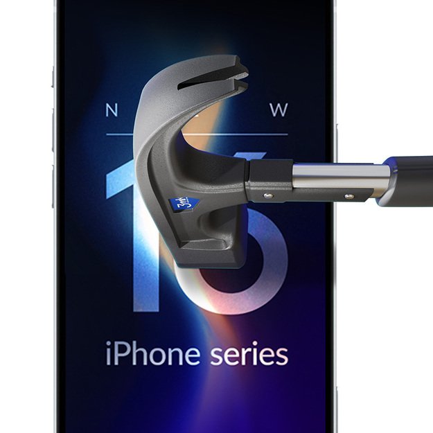3mk Silky Matt Pro – matinė apsauginė plėvelė, skirta iPhone 16 Pro 4