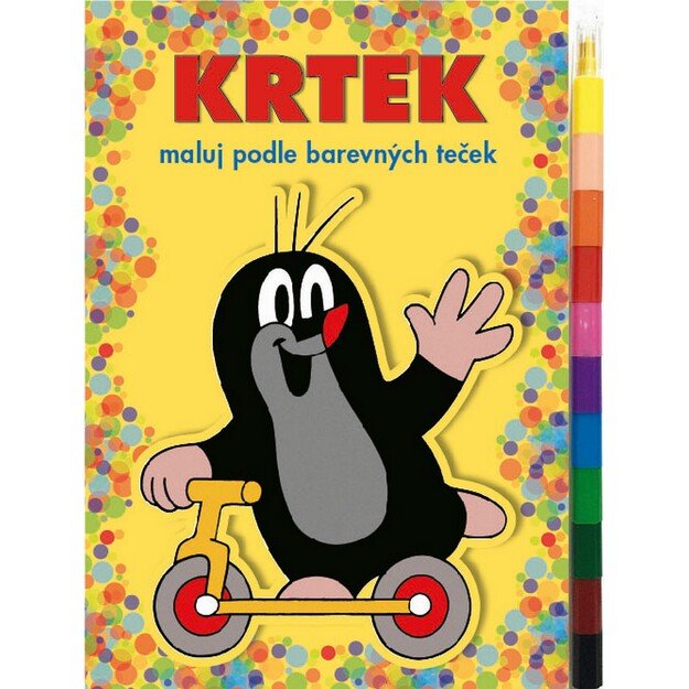 Spalvinimo knygelė A5 formato „Mole“ su vašku