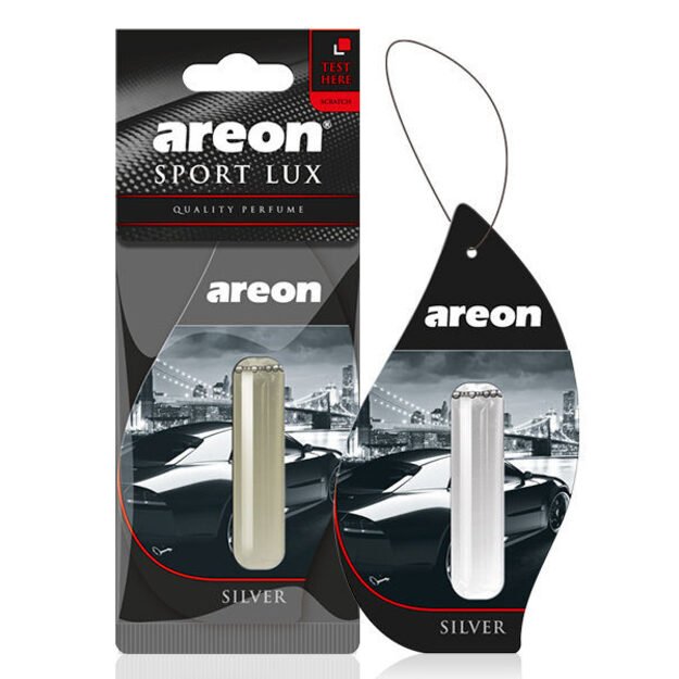 AREON Liquid Sport Lux - Silver oro gaiviklis, 5 ml  