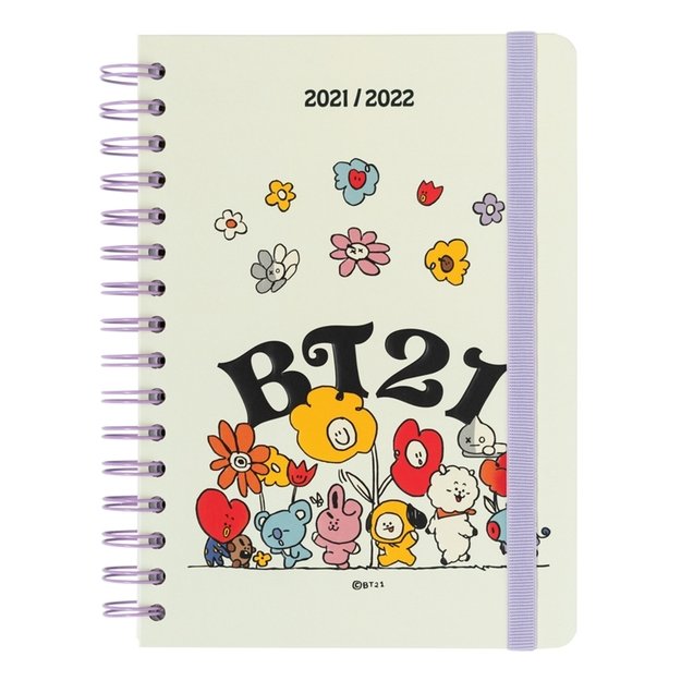 BT21 – 2021/2022 mokslo metų kalendorius (baltas)