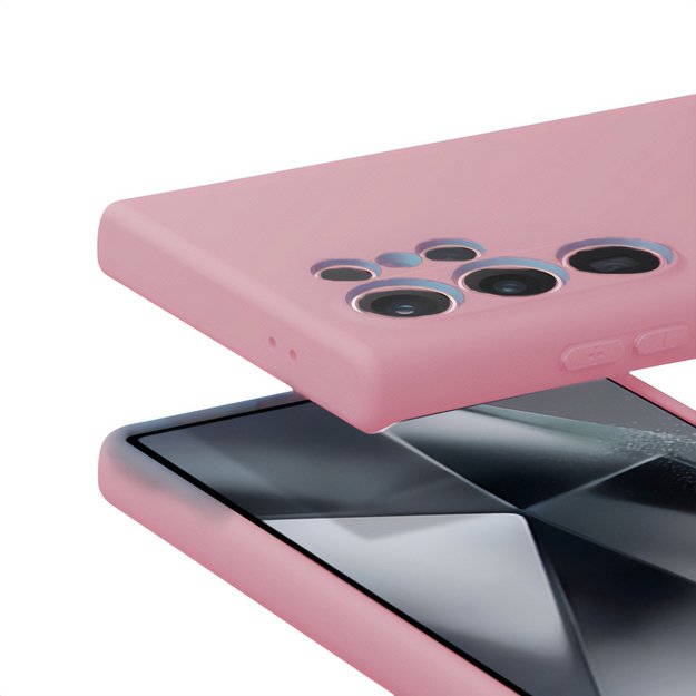 Crong Color Cover – dėklas, skirtas Samsung Galaxy S24 Ultra (rožinis)