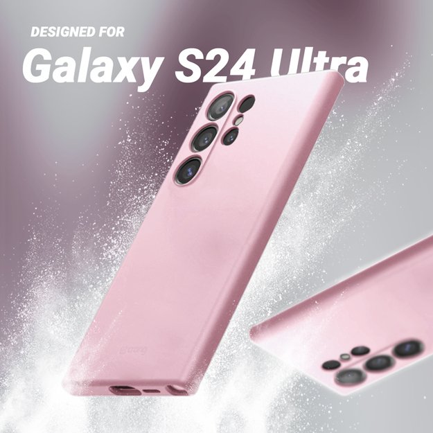 Crong Color Cover – dėklas, skirtas Samsung Galaxy S24 Ultra (rožinis)