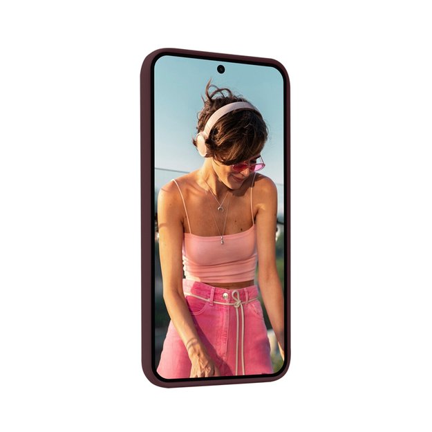 Crong spalvos dangtelis – dėklas Samsung Galaxy S23 FE (violetinė)