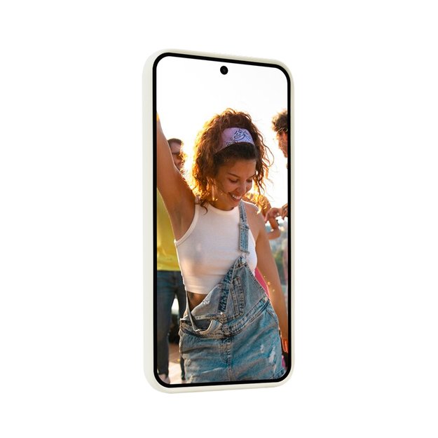 Crong Color Cover – dėklas, skirtas Samsung Galaxy S23 FE (smėlio spalvos)