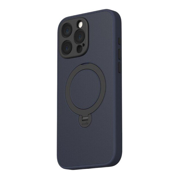 Moshi Kameleon MagSafe – iPhone 16 Pro dėklas su stovo funkcija (Midnight Blue)