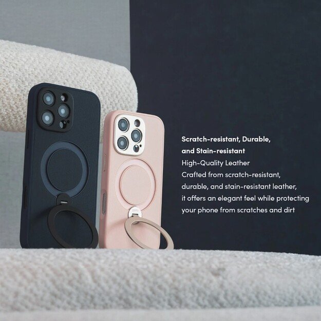 Moshi Kameleon MagSafe – iPhone 16 Pro dėklas su stovo funkcija (Midnight Blue)