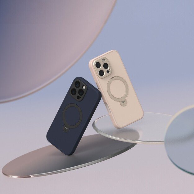 Moshi Kameleon MagSafe – iPhone 16 Pro dėklas su stovo funkcija (Midnight Blue)