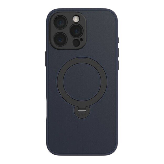 Moshi Kameleon MagSafe – iPhone 16 Pro dėklas su stovo funkcija (Midnight Blue)