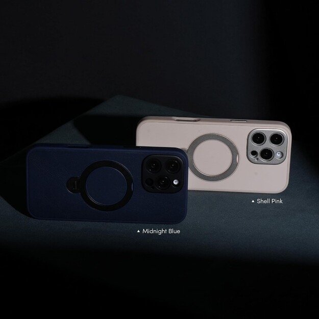Moshi Kameleon MagSafe – iPhone 16 Pro dėklas su stovo funkcija (Midnight Blue)