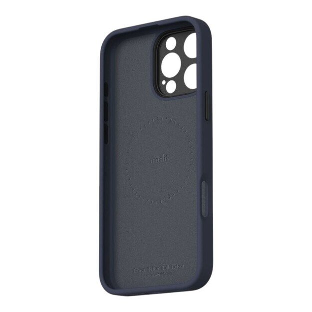 Moshi Kameleon MagSafe – iPhone 16 Pro dėklas su stovo funkcija (Midnight Blue)