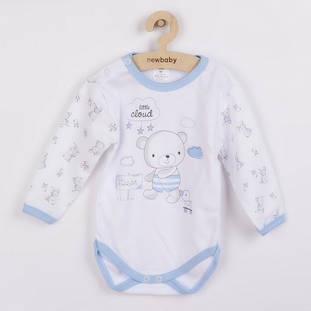 Baby body New Baby Bears mėlyna, 50, 50 dydis