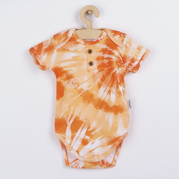 Baby Cotton Body Short Sleeve Body Nicol Tomi Orange, dydis 68 (4-6m), 68 (4-6m)