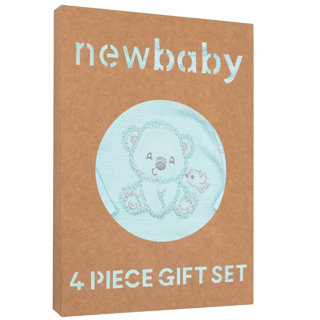 Naujas Baby Sweet Bear nėščiųjų rinkinys mėlynas, 56 (0-3m), 56 (0-3m) dydis