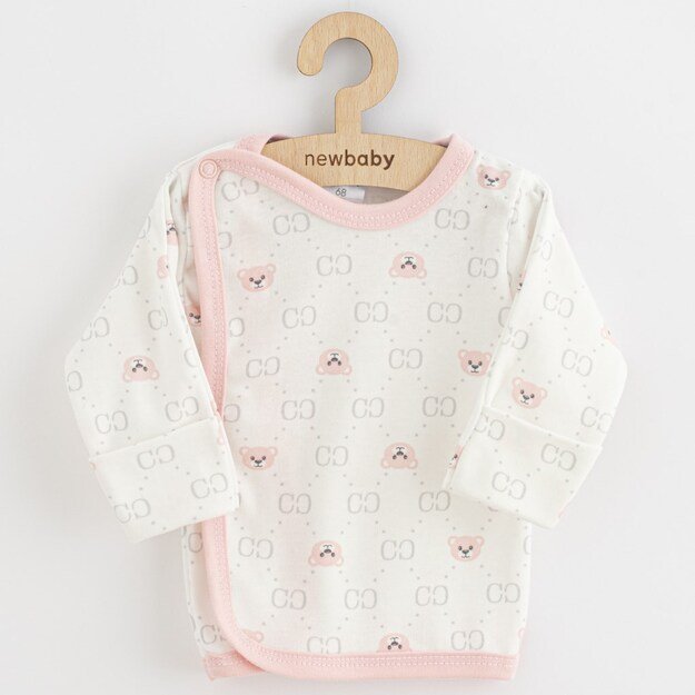 Nauji Baby Classic II marškinėliai kūdikiams Teddy Bear Pink, 62 (3-6m), 62 (3-6m) dydis