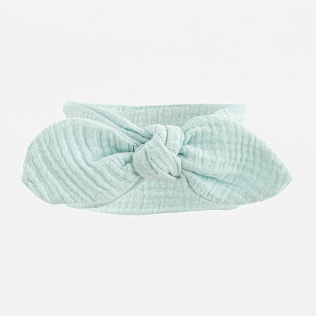 Baby Muslin galvos juosta New Baby Feeling šalavijo spalvos, dydžio, Universali