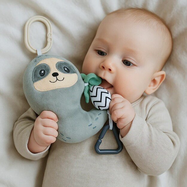 Pliušinis žaislas naujas kūdikis tinginys 1