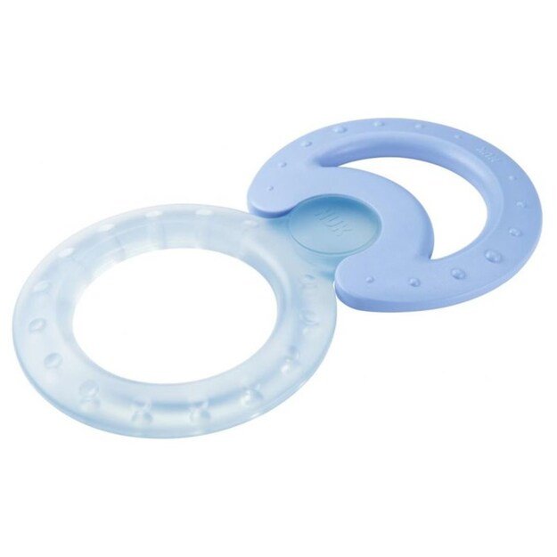 Cooling Teether + Classic Teether Nuk 2 vnt mėlynas