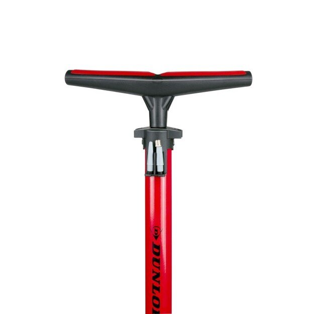 Dunlop - Grindų pompa dviračiams, kamuoliams, čiužiniams su manometru (raudona) 4