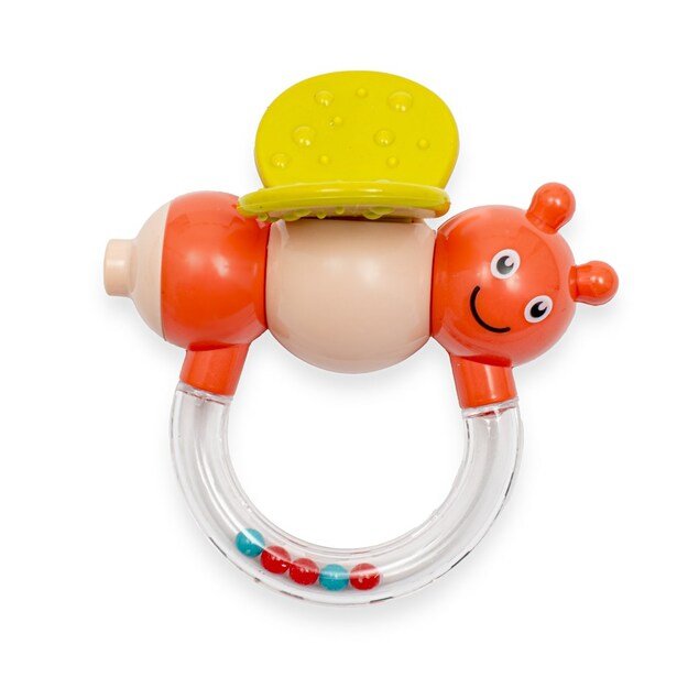 Baby Mix Baby Rattle Bee Orange