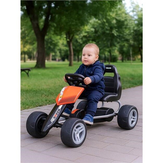 Pedal Go-kart Baby Mix Speedy raudona