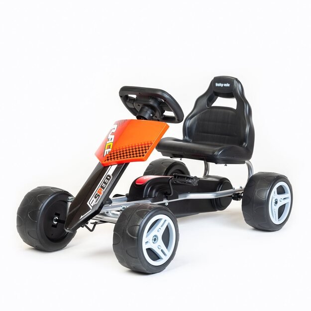 Pedal Go-kart Baby Mix Speedy raudona