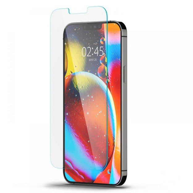 Spigen Glas.TR Slim – stiklas, skirtas Apple iPhone 14 / iPhone 13 / iPhone 13 Pro