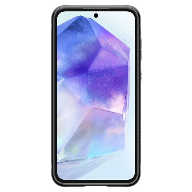 „Spigen Rugged Armor“ – dėklas, skirtas Samsung Galaxy A55 5G (matinė juoda)