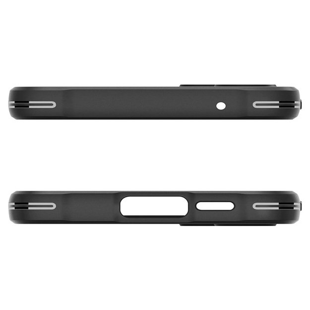 „Spigen Rugged Armor“ – dėklas, skirtas Samsung Galaxy A55 5G (matinė juoda) 23