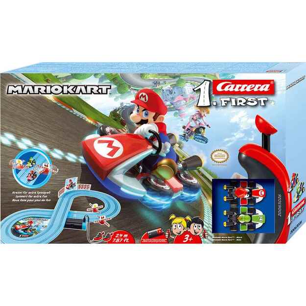 Carrera FIRST Nintendo Mario Kart™ – Mario ir Yoshi 2,4m