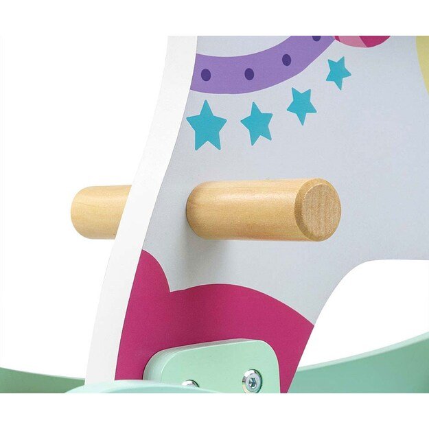 Milly Mally Lucky 12 Unicorn medinis supamas arkliukas su atlošu
