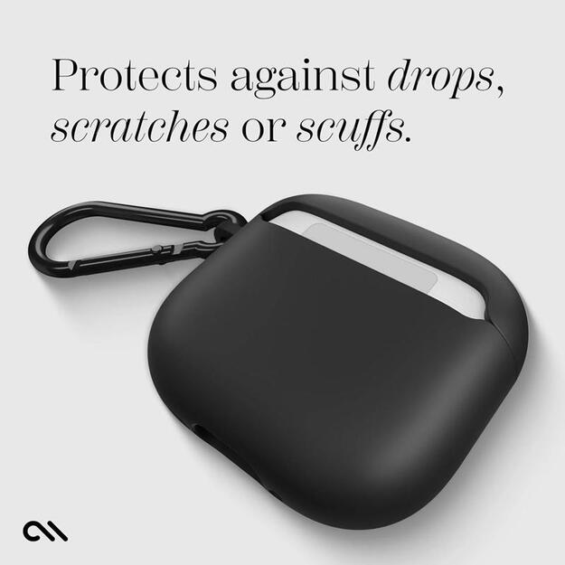 „Case-Mate Tough Case“ – „AirPods 4“ dėklas (juodas)