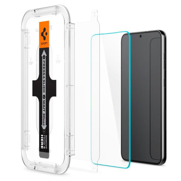 Spigen Glas.TR EZ Fit 2-Pack - Grūdintas stiklas, skirtas Samsung Galaxy S23+ 2 vnt. (Skaidrus)