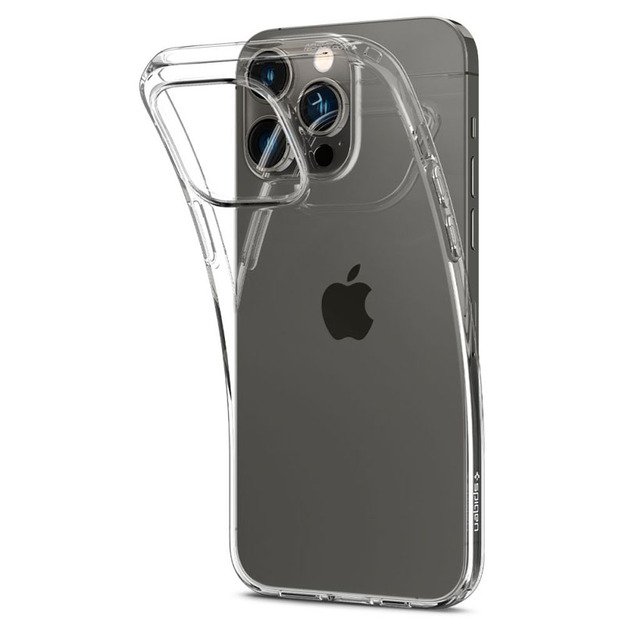 „Spigen“ skystųjų kristalų dėklas, skirtas „iPhone 14 Pro“ (skaidrus)