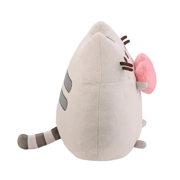 Pusheen - pliušinis talismanas su širdele 24 cm 4 Pusheen - pliušinis talismanas su širdele 24 cm 4
