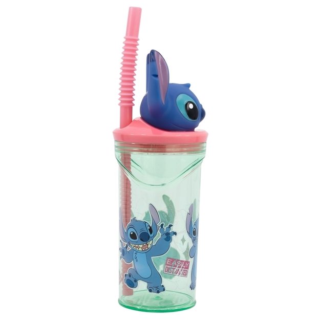 „Disney Stitch“ – puodelis su šiaudeliais ir 3D figūrėle iš „Flowers“ kolekcijos (360 ml) 2 „Disney Stitch“ – puodelis su šiaudeliais ir 3D figūrėle iš „Flowers“ kolekcijos (360 ml) 2