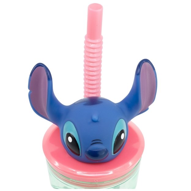„Disney Stitch“ – puodelis su šiaudeliais ir 3D figūrėle iš „Flowers“ kolekcijos (360 ml) 4 „Disney Stitch“ – puodelis su šiaudeliais ir 3D figūrėle iš „Flowers“ kolekcijos (360 ml) 4