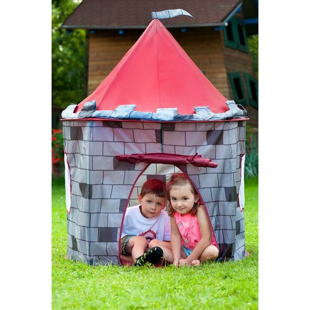 Vaikų palapinė „Castle Baby Mix“ pilka (pažeista pakuotė)