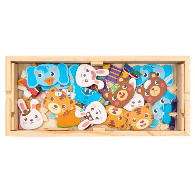 Animal Puzzle Box Montessori Baby Mix