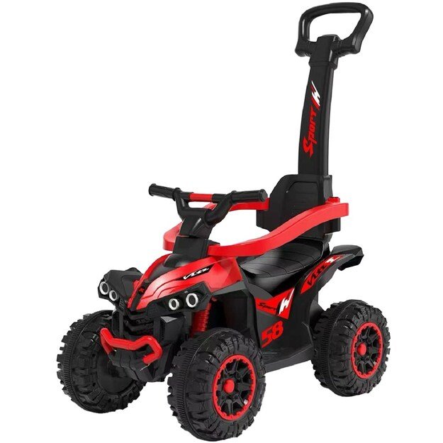 Baby Mix Mega Baby Bike su kreipiančia juosta raudona (pažeista pakuotė)
