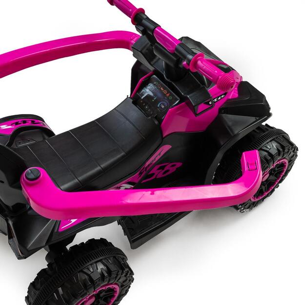 Baby Mix Mega Baby Bike su kreipiančia juosta raudona (pažeista pakuotė)
