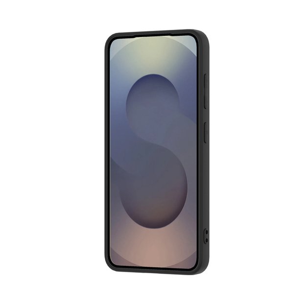 Crong Color Cover – dėklas, skirtas Samsung Galaxy S25+ (juodas)