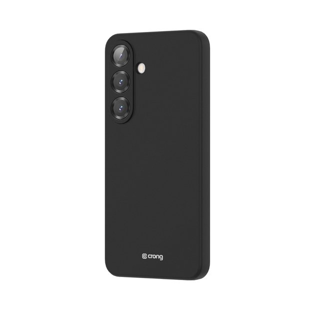 Crong Color Cover – dėklas, skirtas Samsung Galaxy S25+ (juodas)