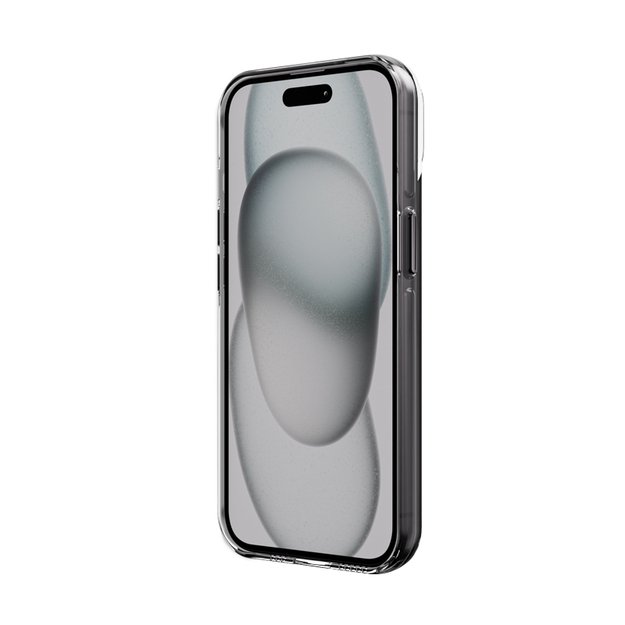 Crong Clear MAG Pro – dėklas iPhone 15 MagSafe (juodas) 6