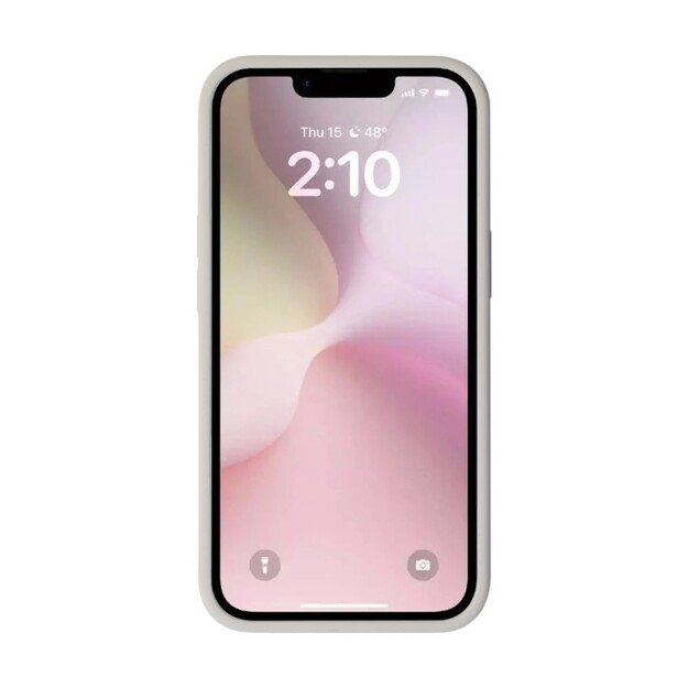 Crong Color Cover Magnetic – dėklas, skirtas iPhone 16e MagSafe (akmens smėlio spalvos)