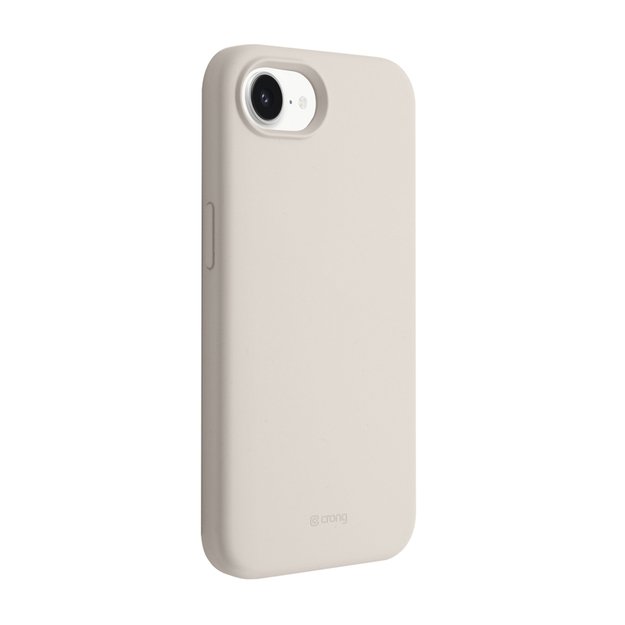 Crong Color Cover Magnetic – dėklas, skirtas iPhone 16e MagSafe (akmens smėlio spalvos)