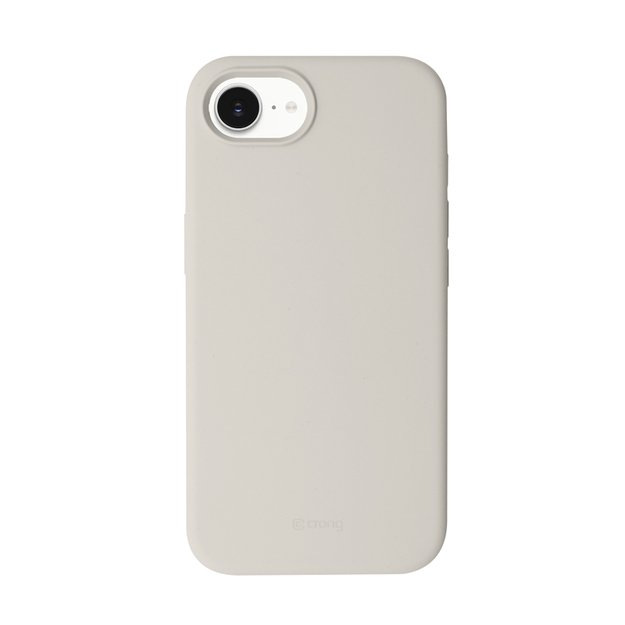 Crong Color Cover Magnetic – dėklas, skirtas iPhone 16e MagSafe (akmens smėlio spalvos)