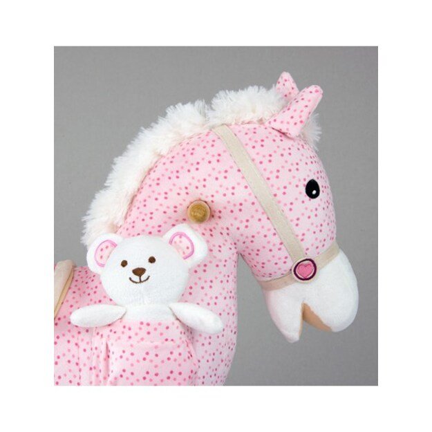 Milly Mally ponis pilkas taškas supamasis arklys su melodija 1